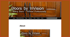 Desktop Screenshot of doorsbyinvision.com