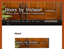 Tablet Screenshot of doorsbyinvision.com